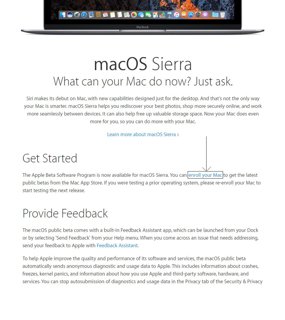 Mac Os Sierra Public Beta Download